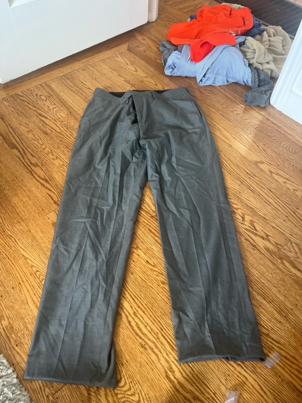 Calvin Klein size 33 gray dress pants
